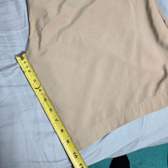 Ben Hogan Golf Performance 50 UPF sun protection tan shorts sz 38 10" inseam - Picture 5 of 7